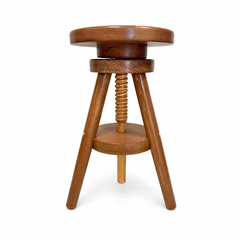 Taboret Bukowy Regulowany Olcha
