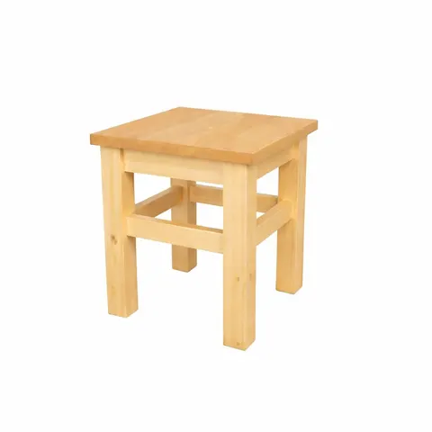 Taboret Sosnowy Masywny Sosna