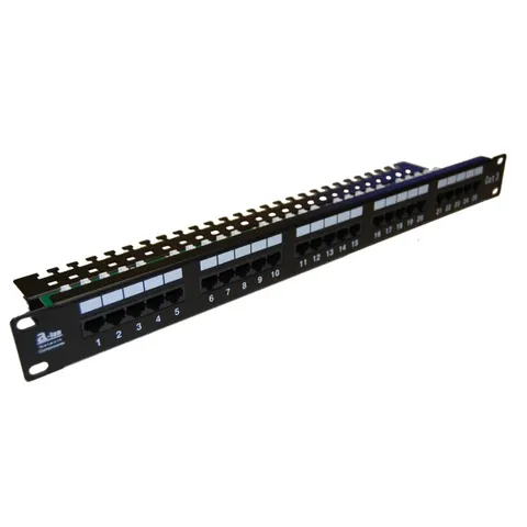 Patch panel ISDN 25 porty LSA kat.3