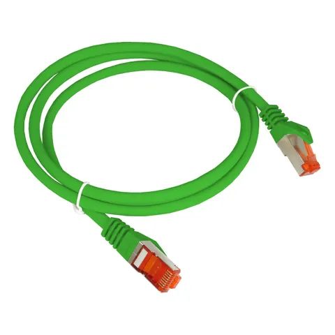 Patch-cord kat.6 F/UTP zielony 1m ALANTEC