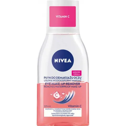 Nivea Pielęgnujący dwufazowy płyn do demakijażu oczu 125ml