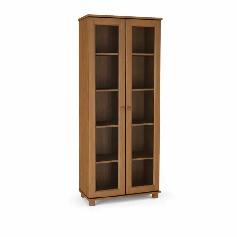 Witryna Drewniana Sosnowa MB 106 90cm Dąb