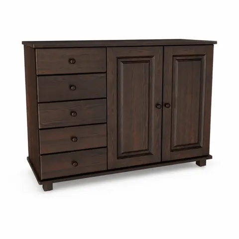 Komoda Drewniana Sosnowa MB 38 Orzech