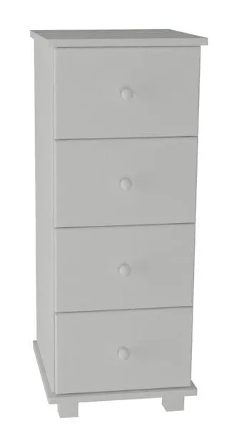 Komoda Drewniana Sosnowa MB 33-4 Biała