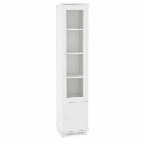 Witryna Drewniana Sosnowa MB 107 Biała