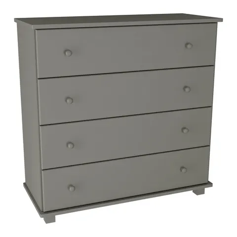 Komoda Drewniana Sosnowa MB 7 Szara