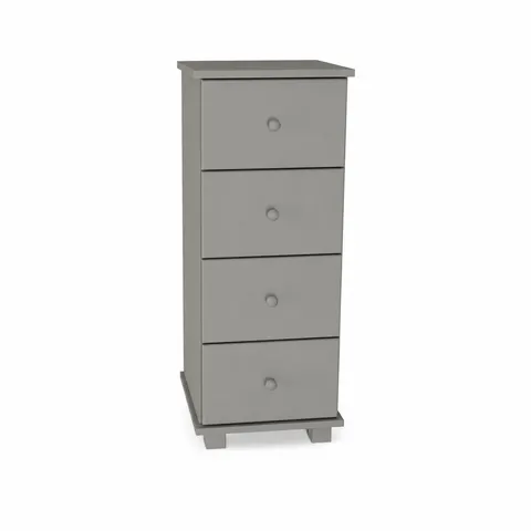Komoda Drewniana Sosnowa MB 33-4 Szara