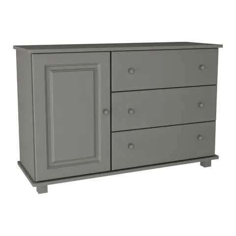 Komoda Drewniana Sosnowa MB 35 Szara