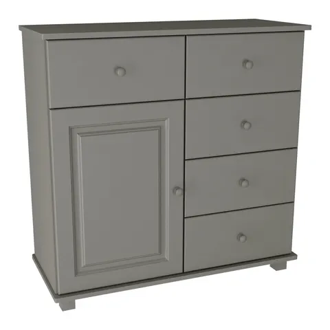 Komoda Drewniana Sosnowa MB 47 Szara