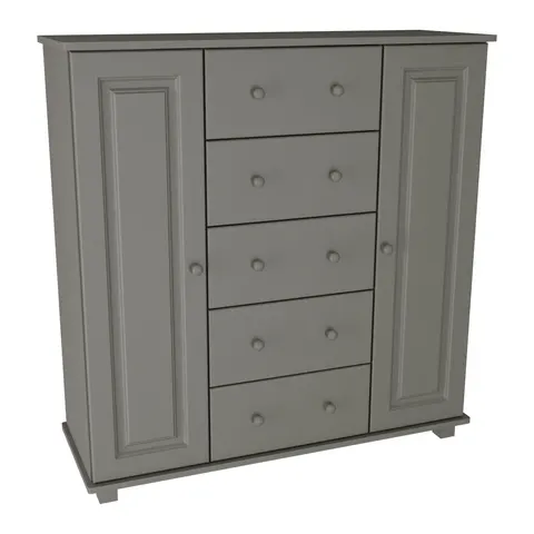 Komoda Drewniana Sosnowa MB 60 Szara
