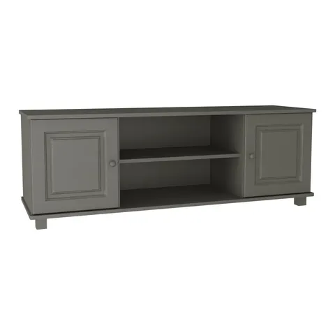 Szafka RTV Drewniana Sosnowa pod telewizor 140 cm MB 107 Szara