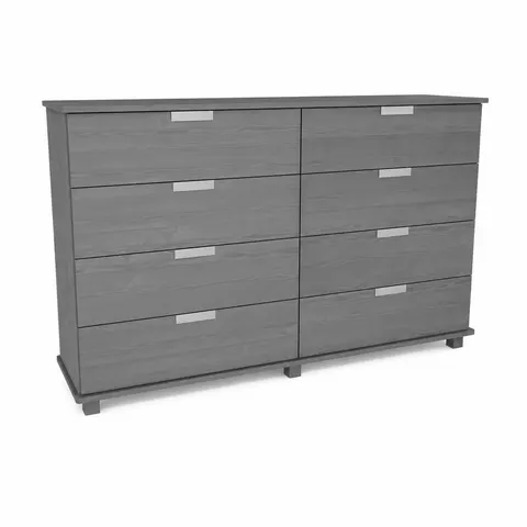 Komoda Drewniana Sosnowa Legna MB 1 160 cm Szara