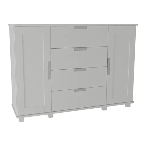 Komoda Drewniana Sosnowa Legna MB 4 160x100 Biała