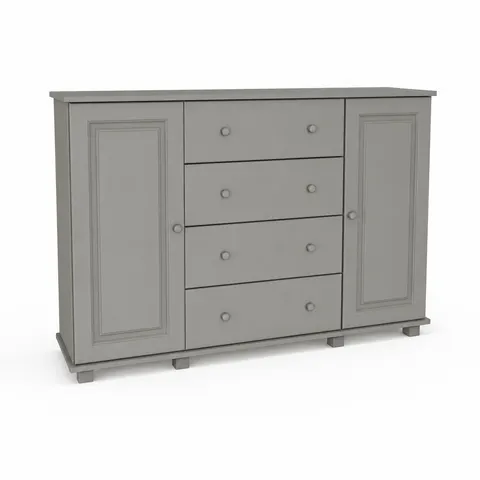 Komoda Drewniana Sosnowa MB 58 Szara