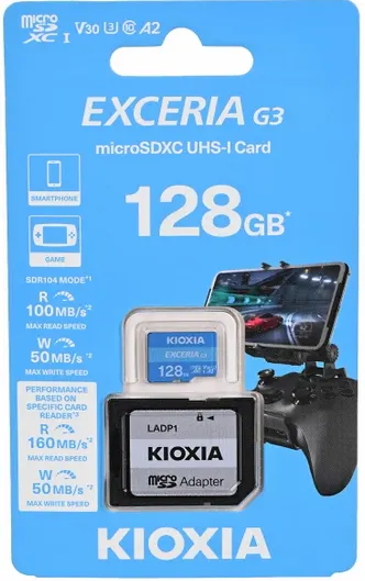 Karta pamięci KIOXIA Exceria G3 microSDXC 128GB