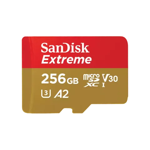 Karta pamięci SanDisk Extreme microSDXC UHS-I U3 V30 A2 C10 R190/W130 256GB