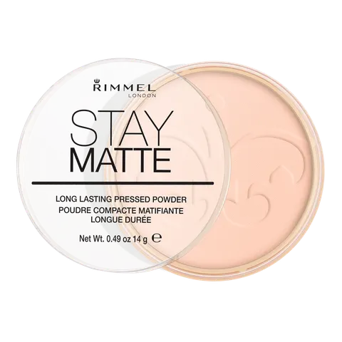 Rimmel Stay Matte - Puder matujący do twarzy - 002 Pink Blossom 14 g