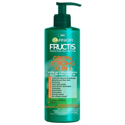 Garnier Fructis Grow Strong Cream 10in1 - Krem bez spłukiwania - 400 ml