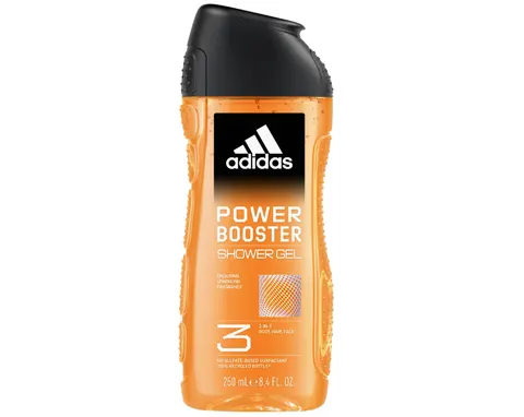 Adidas Power Boostera - Żel pod prysznic 3w1 - 250 ml