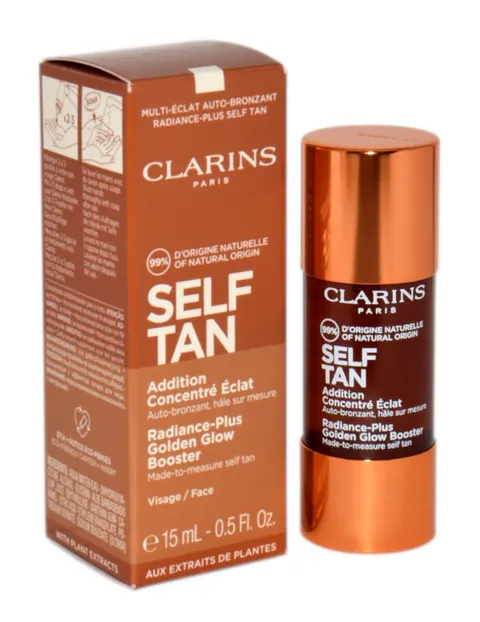 Clarins Self Tan Radiance-Plus Golden Glow Booster Face - Koncentrat samoopalający do twarzy - 15 ml