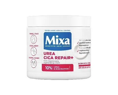 Mixa Urea Cica Repair - Wygładzający krem do ciała - 400 ml