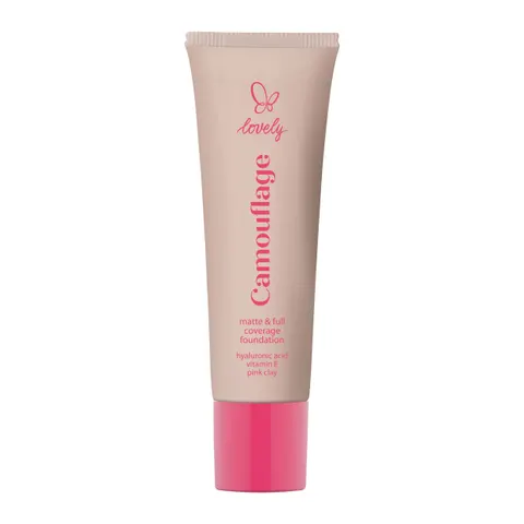 Lovely Camouflage Foundation - Kryjący podkład do twarzy - 4 Beige 25 g