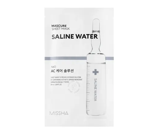 Missha - Mascure AC Care Solution Saline Water - Maseczka do Twarzy - 28 ml