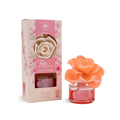 LA CASA DE LOS AROMAS FLOR PERFUMADA Dyfuzor zapachowy w formie kwiatu KWIATY ARABII, 65 ml