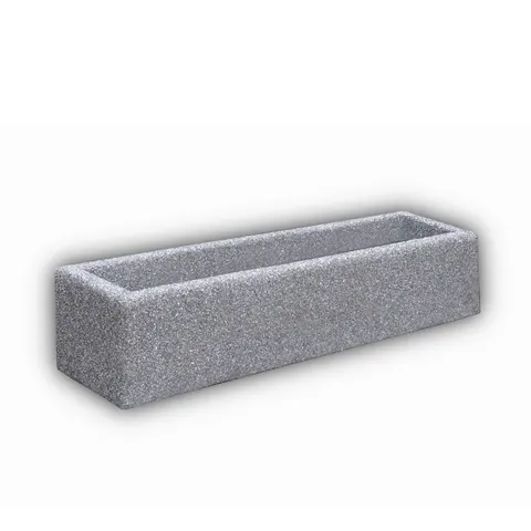 Betonowa donica prostokątna 140 x 35 wys. 30 cm