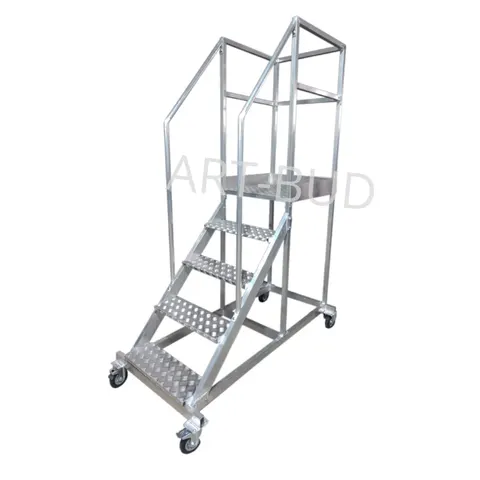 Podest jezdny drabina jezdna 3+1 1m Aluminiowa