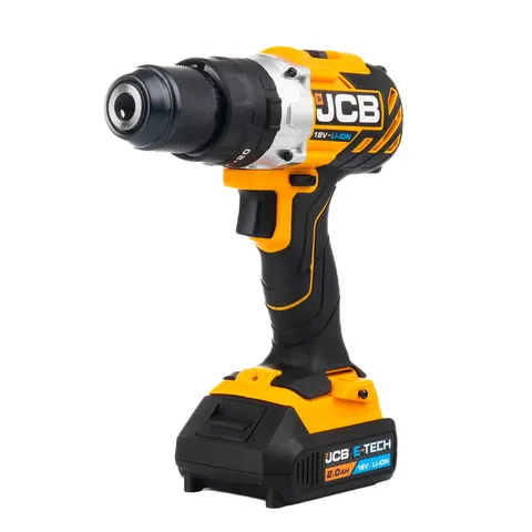 Wiertarko-wkrętarka akumulatorowa JCB 18V 65Nm - Zestaw