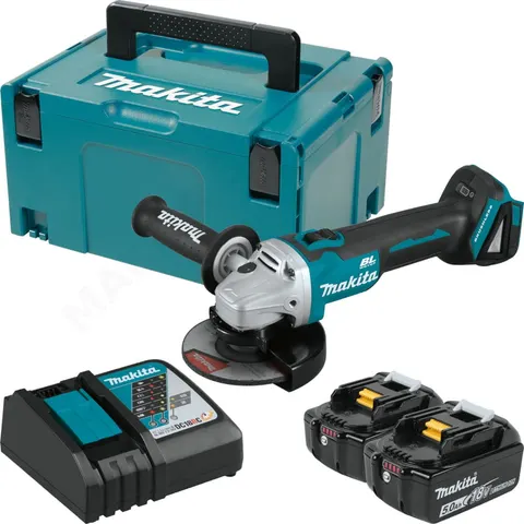 Szlifierka 125mm 18V 2x5Ah BL XPT Makita MakPac