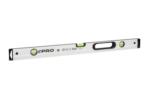 Poziomica z uchwytem srebrna anodowana PRO800 80 cm