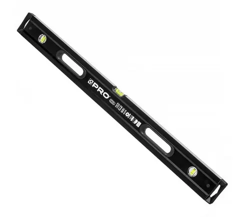 Poziomica czarna PRO BG długości 120-150-180 cm