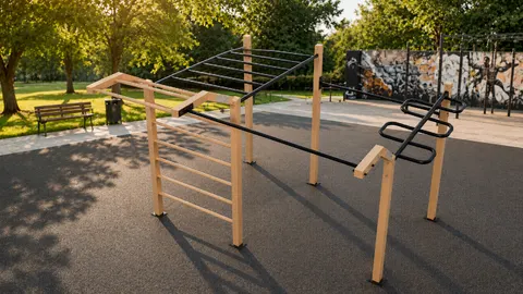 Zestaw do street workout SWZ-10A – siłownia zewnętrzna