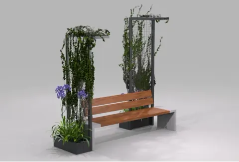 Pergola miejska Aivi z osłoną roślin 019002