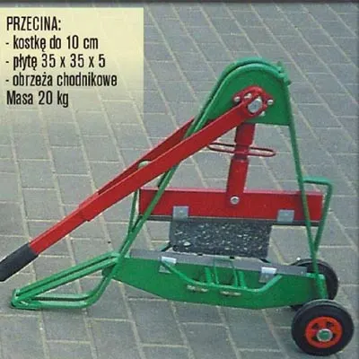 Gilotyna mechaniczna brukarska