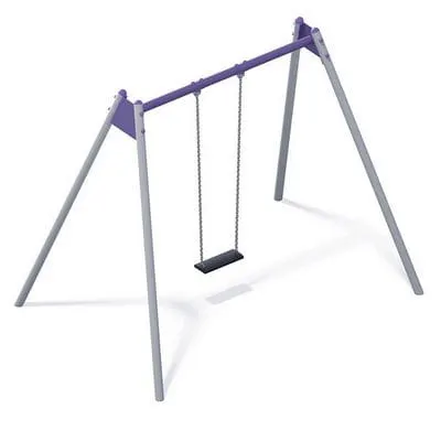 Huśtawka wahadłowa pojedyncza metalowa HM-002 2,0 m