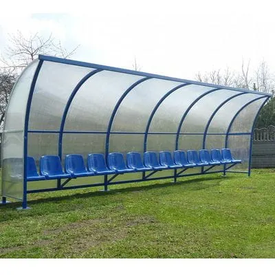 Wiaty stadionowe sportowe boksy dla zawodników rezerwowych