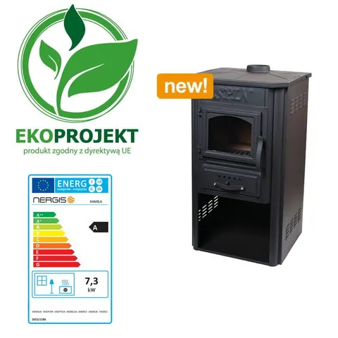 Piec stalowy koza Kamila 7,32 kW