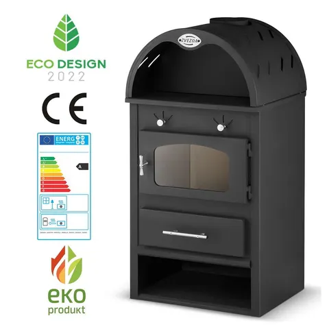 Piec kominek stalowy koza ZVEZDA 1K ECO 9kW