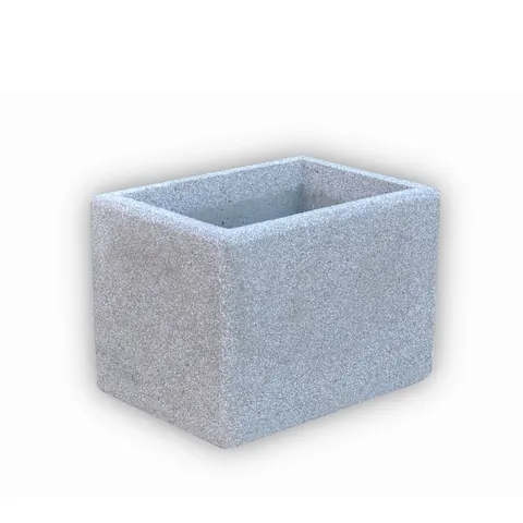 Donica betonowa prostokątna 70 x 50 cm wys. 50 cm