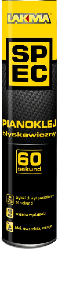 PIANOKLEJ BŁYSKAWICZNY 60 SEKUND 750 ml LAKMA