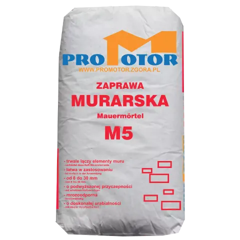 Zaprawa murarska M5 25KG Promotor