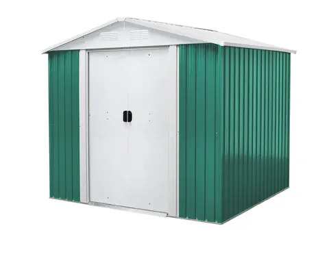 Domek ogrodowy metalowy MAXTORE 65 zielony