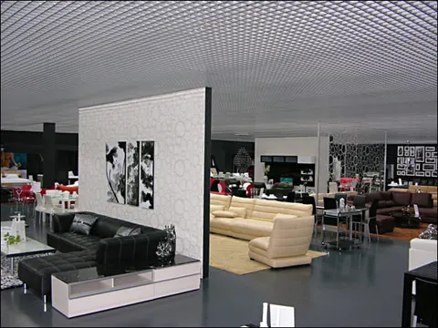 Sufit metalowy podwieszany Base 10 | H22 H40 H50
