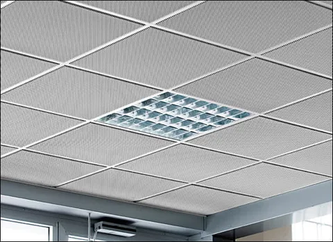 Sufit podwieszany siatka-ciętociągniona Metal-Modular