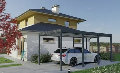 Carport Single nowoczesna wiata samochodowa