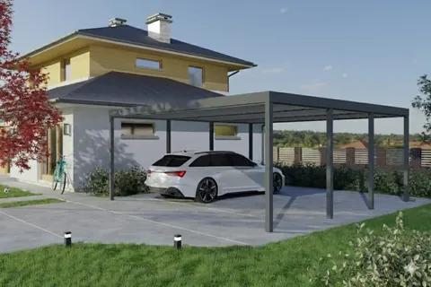 Carport Multi dwustanowiskowa wiata samochodowa