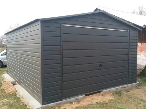 Garaż 4x5 m dwuspadowy kolor RAL matowy